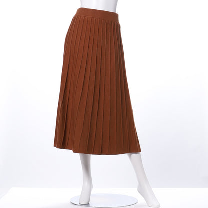 ニットプリーツスカート