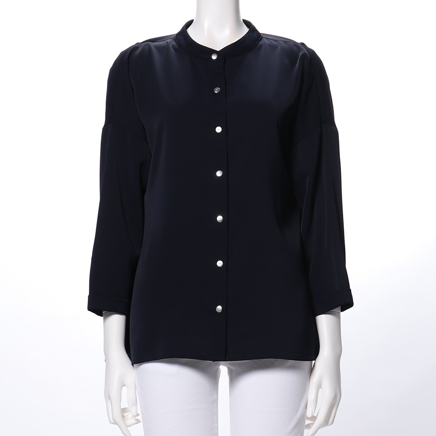 バンドカラーシャツ