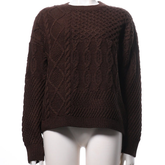 デザイン編みニット