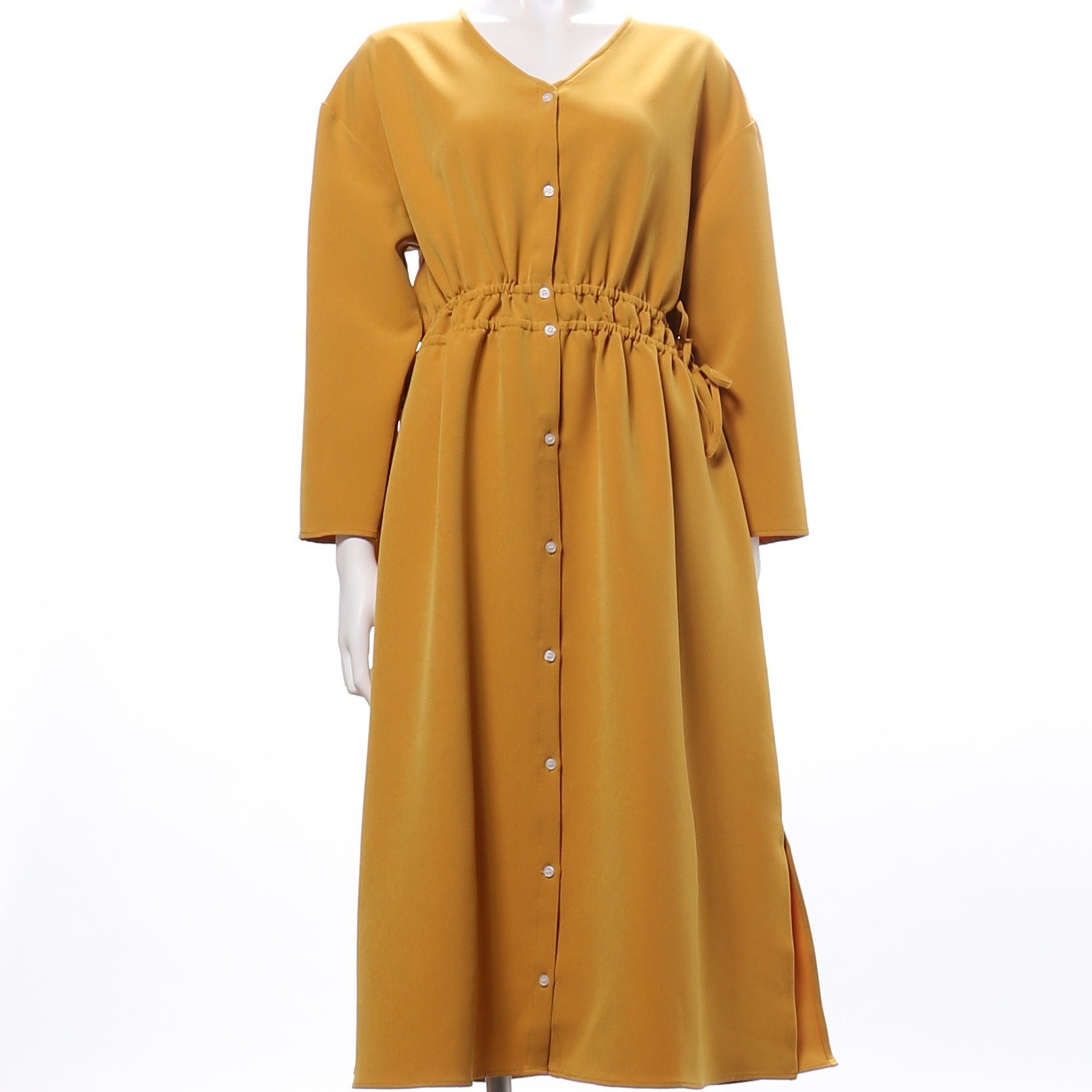 サイドリボンドロストデザインワンピース