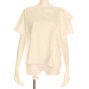 アシンメトリーフリルカットソー