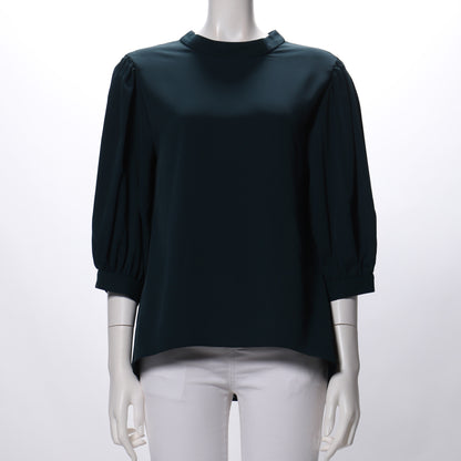 バックリボンパフスリーブブラウス