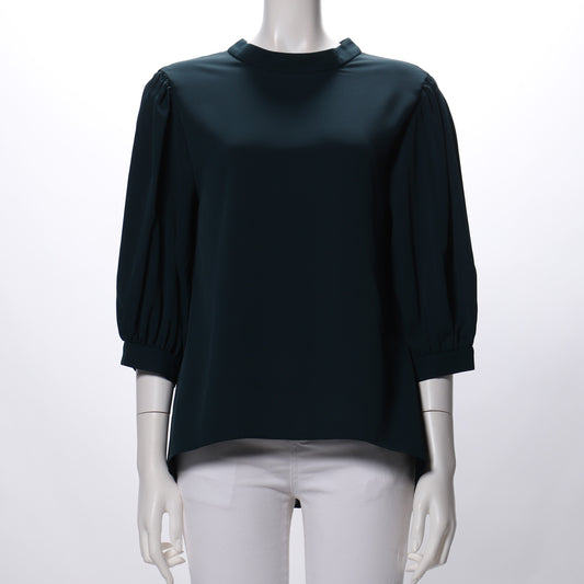 バックリボンパフスリーブブラウス