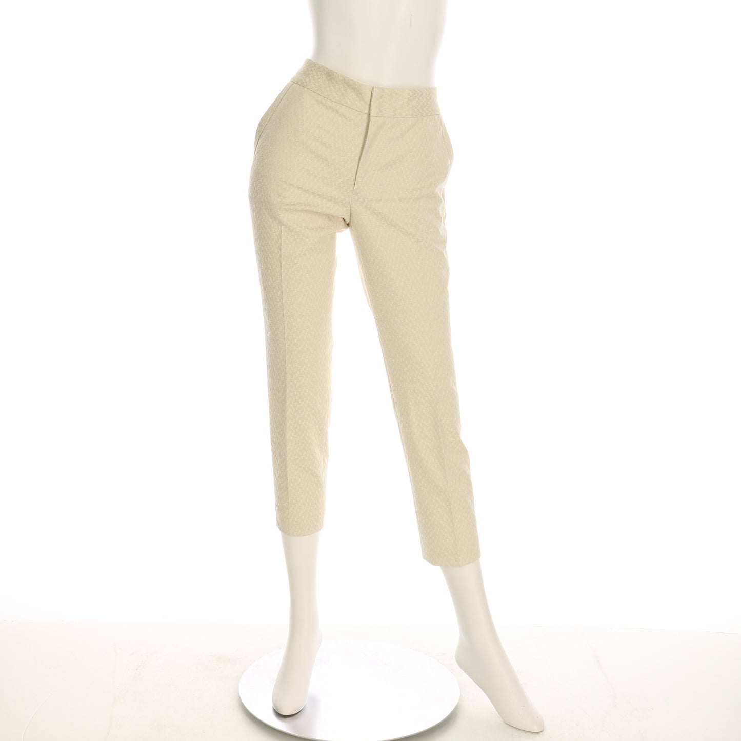 ストレッチジャガードテーパードパンツ