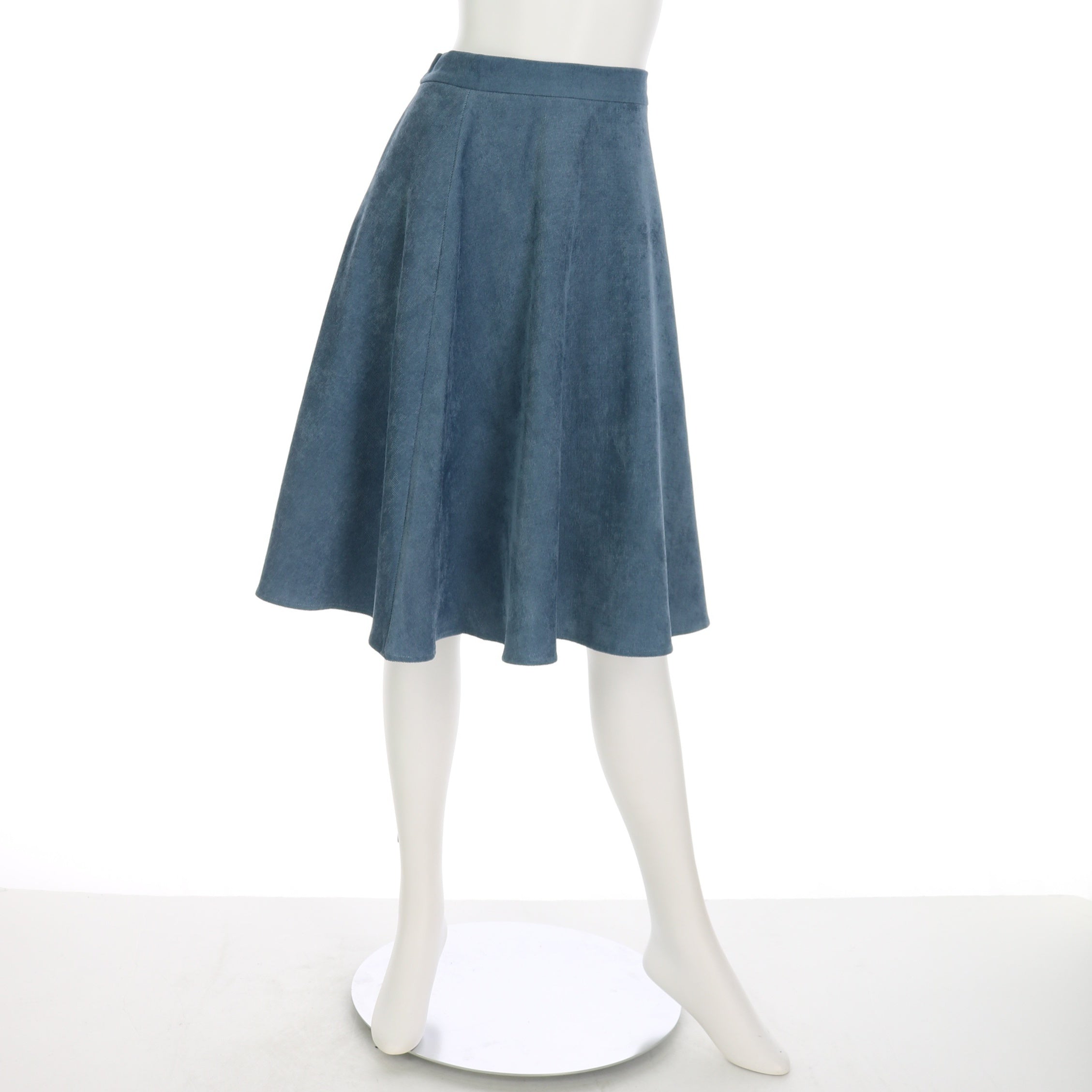 コーデュロイフレアスカート