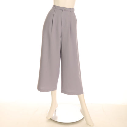 細Dカンベルトワイドシルエットパンツ