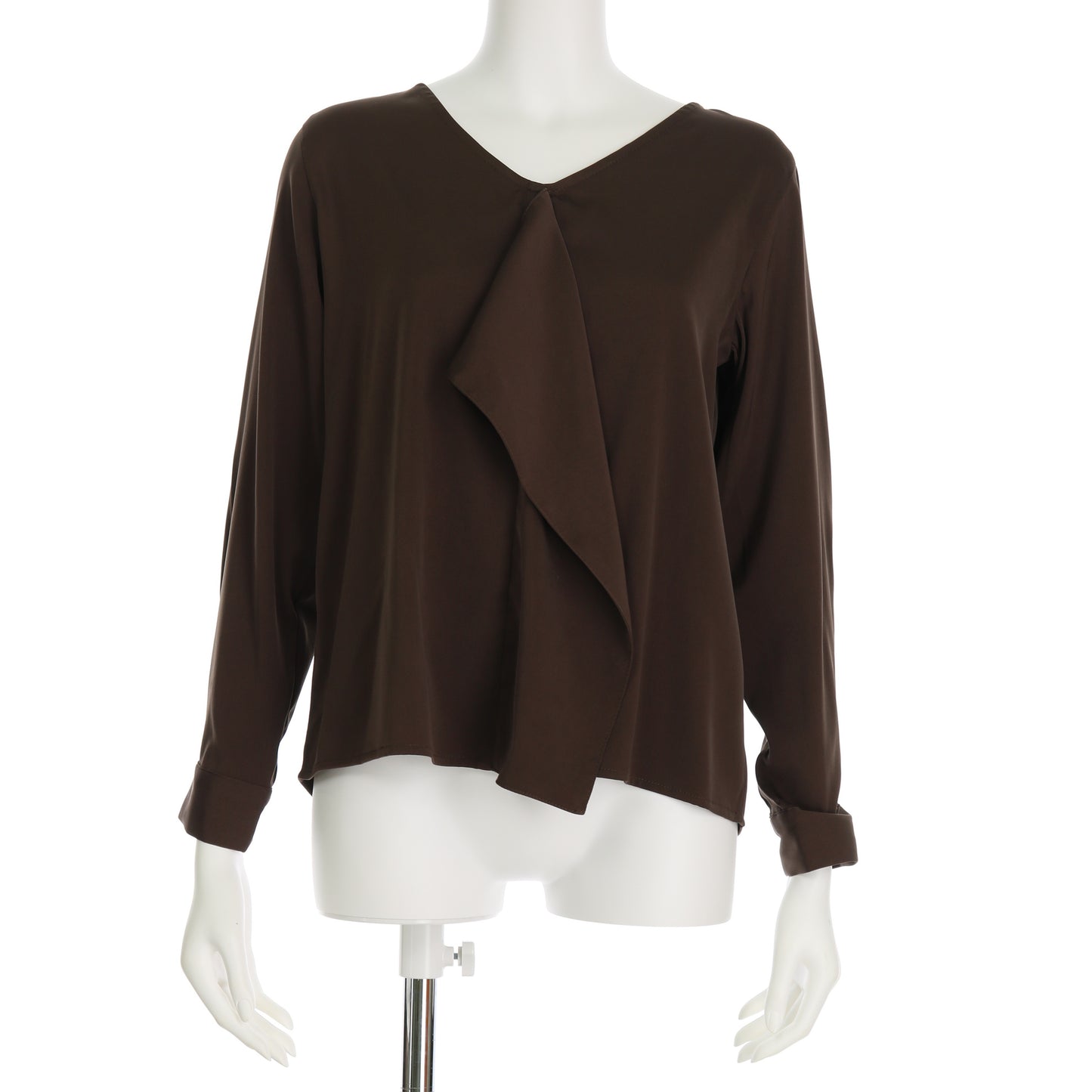 フロントフリルデザインブラウス