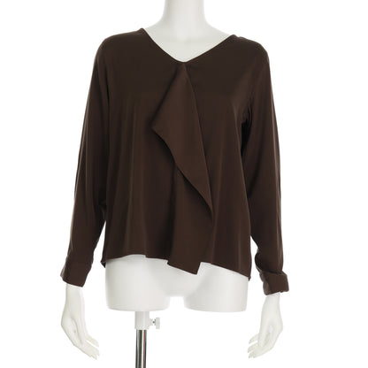 フロントフリルデザインブラウス