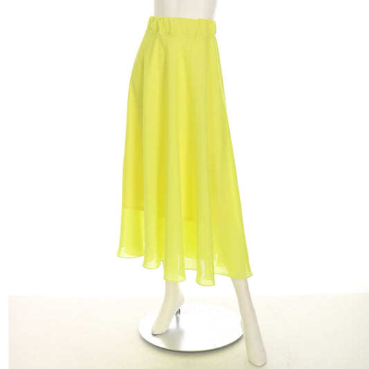 カラーフレアマキシスカート