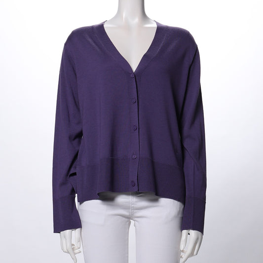 サイドスリットVネックカーディガン