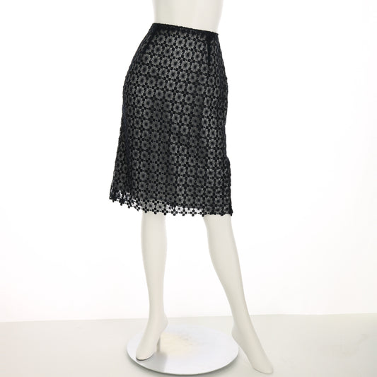 フラワーレースタイトスカート