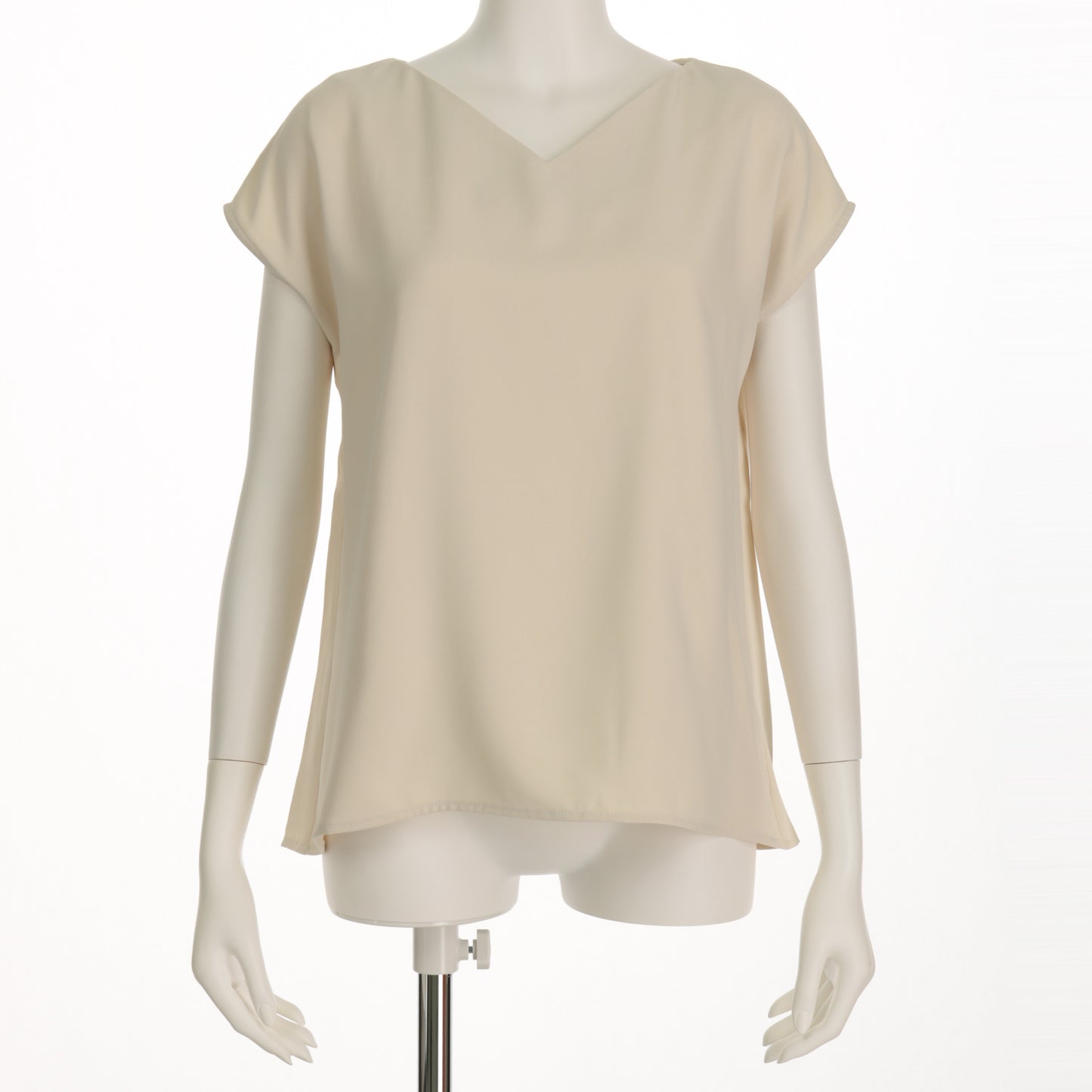 Vネックシンプルブラウス