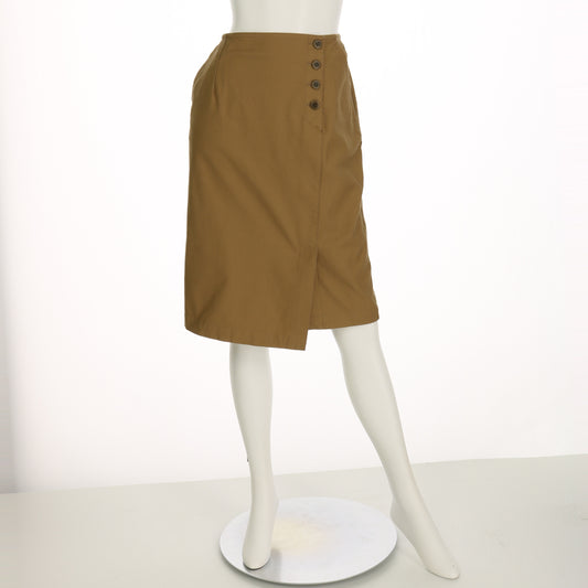 コットンストレッチラップ風スカート