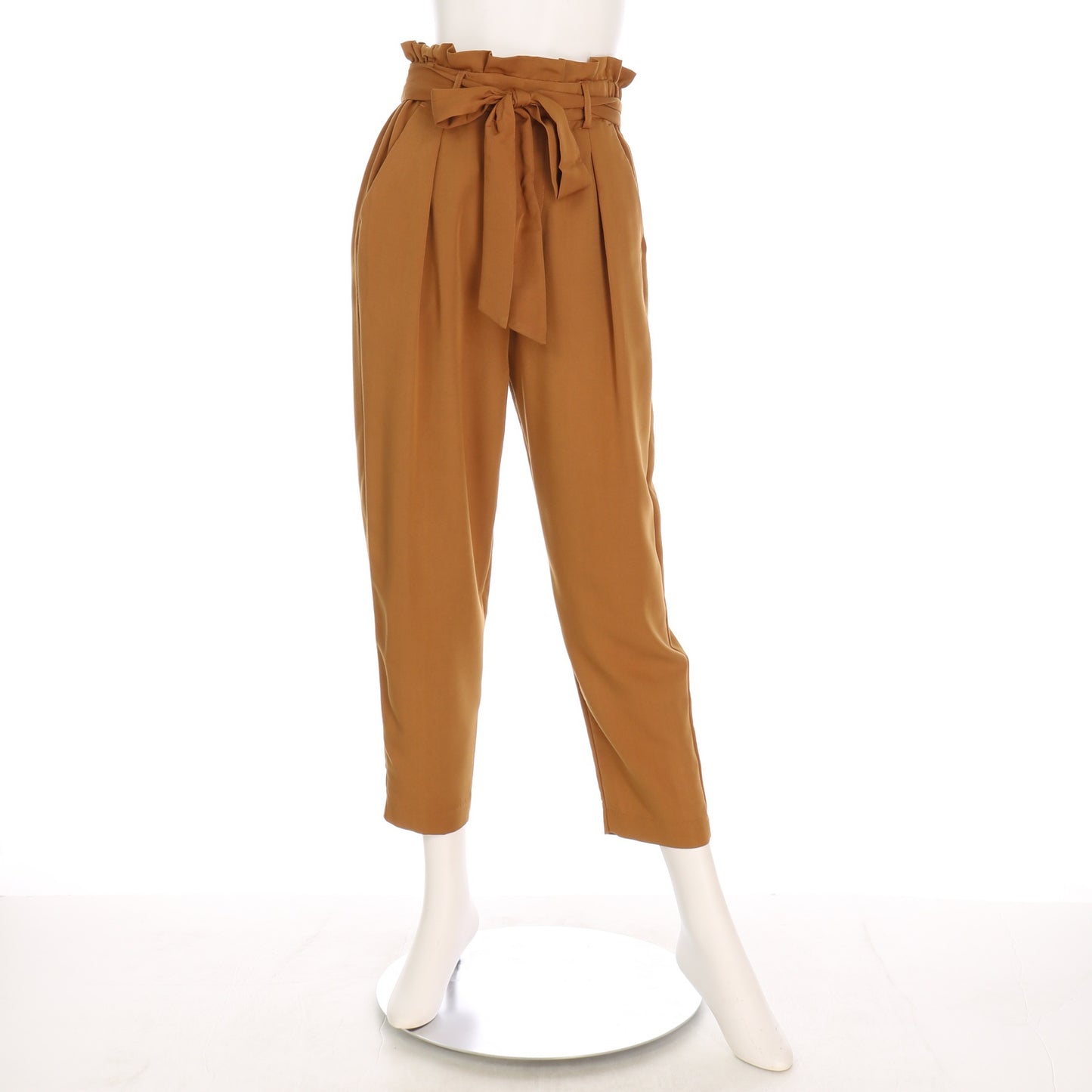 ラッピングウエストテーパードパンツ