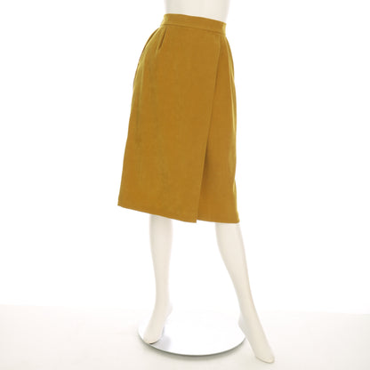 サンディングピーチストレッチラップ風タイトスカート