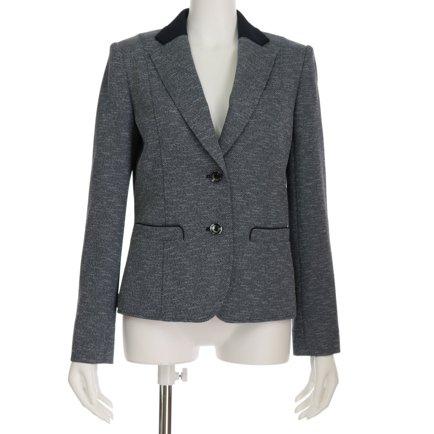 バイカラー襟ジャケット