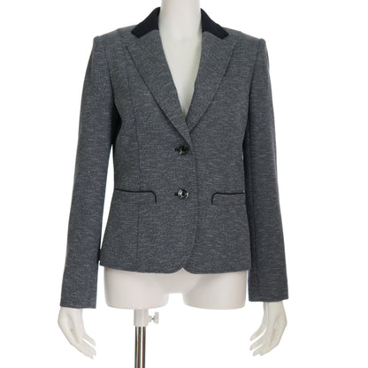 バイカラー襟ジャケット