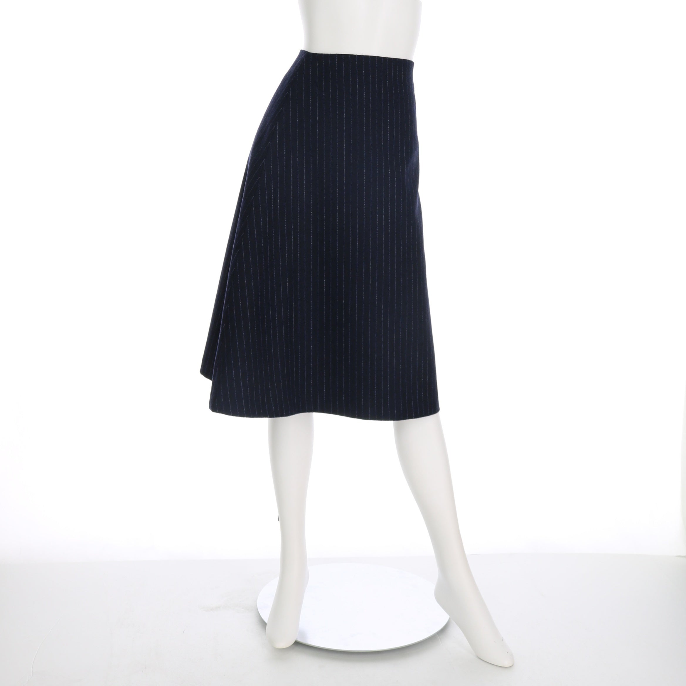 ピンストライプフレアスカート