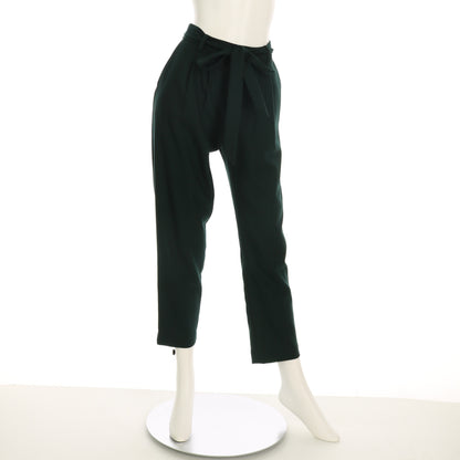 ウエストリボン付きテーパードパンツ