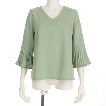 袖プリーツブラウス