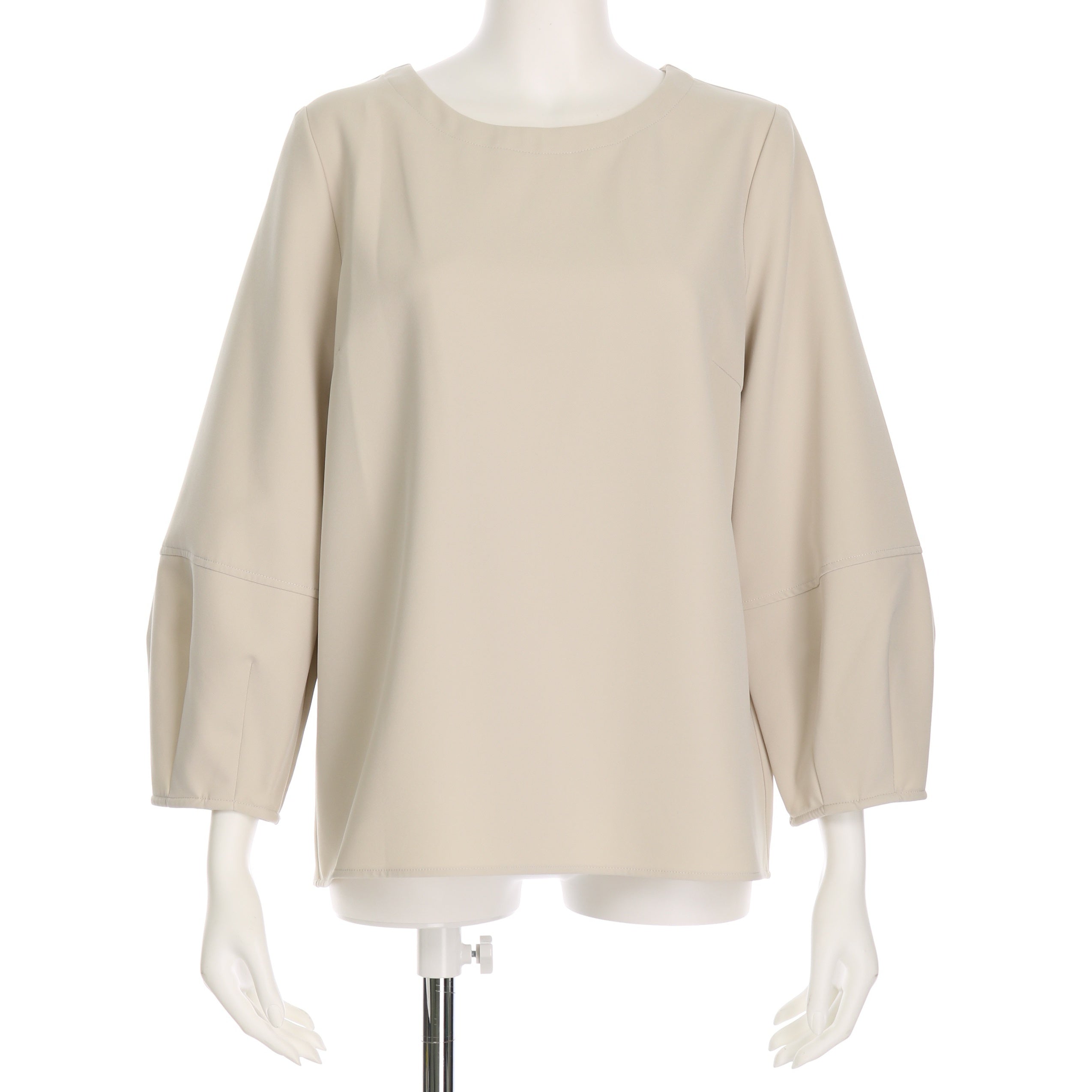 バックスタイルベルトデザインブラウス