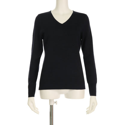 ラメVネックニットプルオーバー