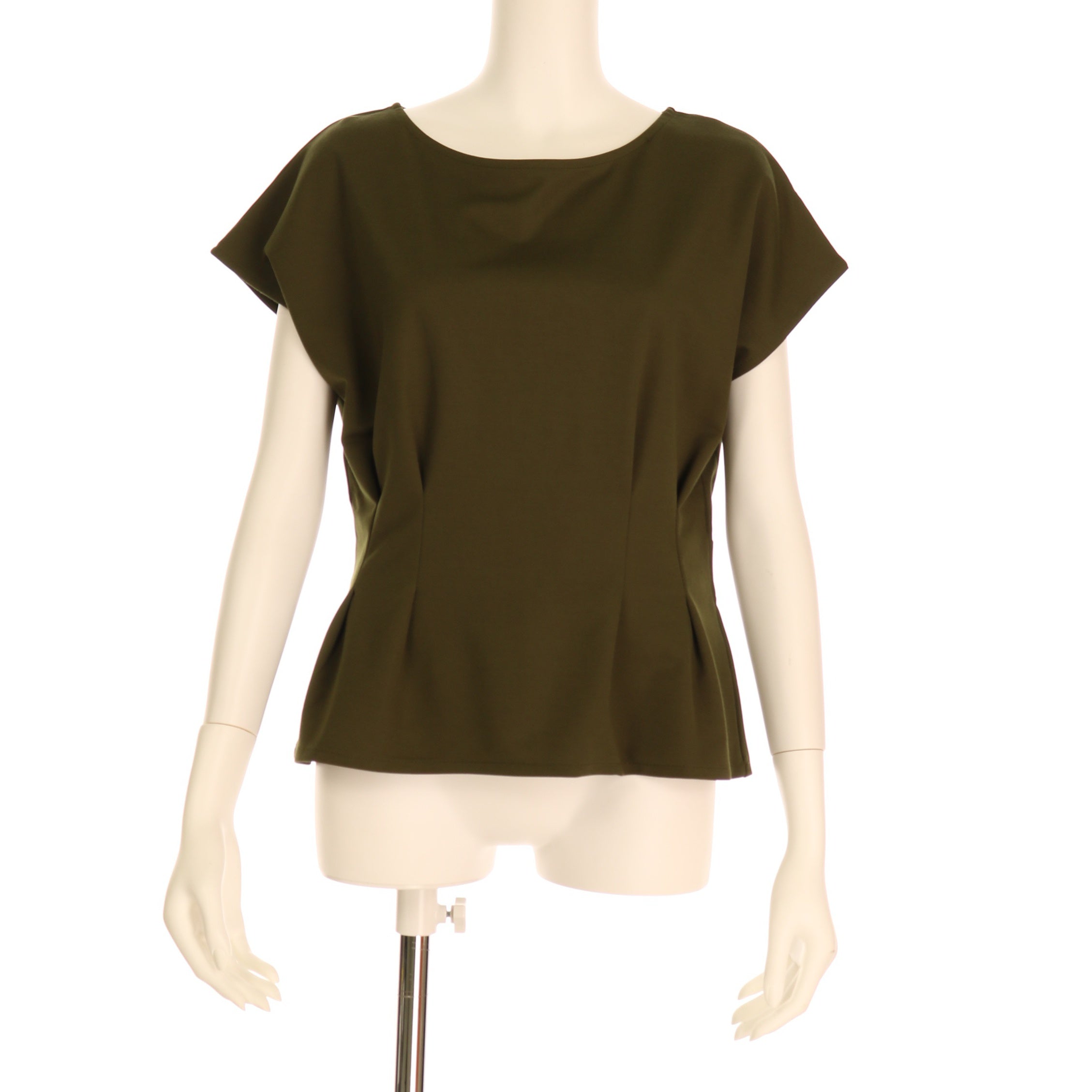 タックペプラムブラウス