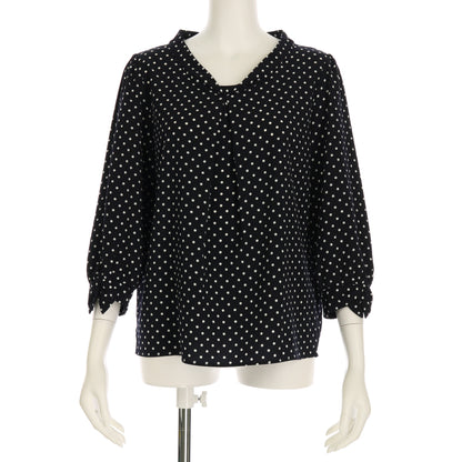 ドット柄デザインブラウス