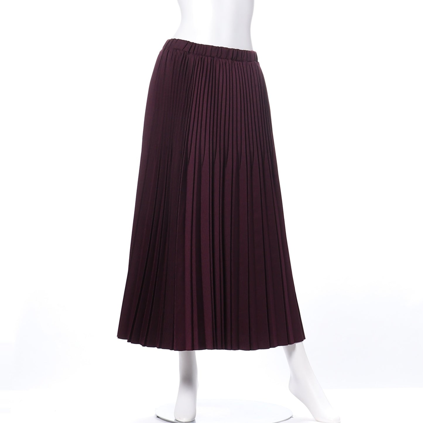 ウエストゴムプリーツスカート