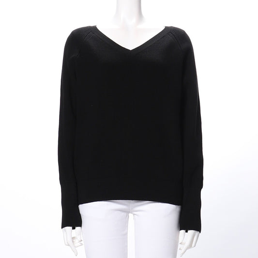 ミドルゲージVネックニット