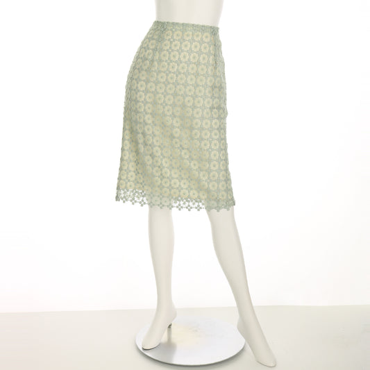 フラワーレースタイトスカート