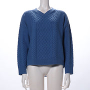 アラン模様ニット