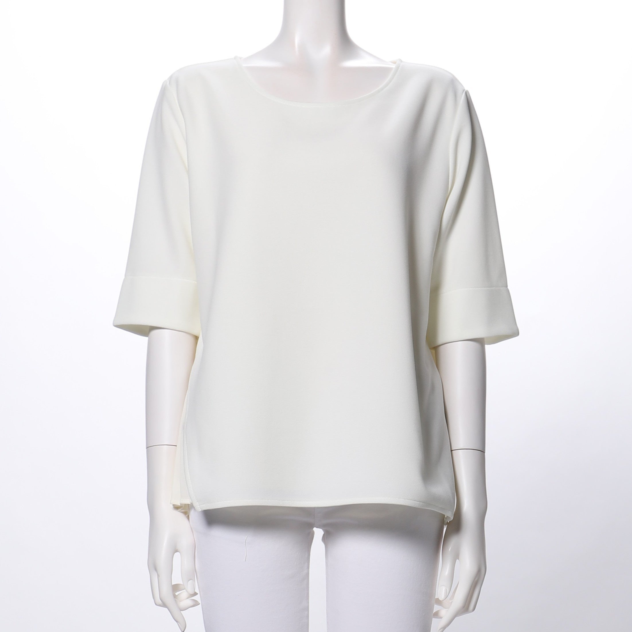 サイドプリーツブラウス