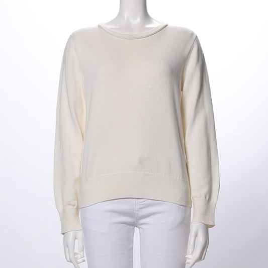 ラメ首元長袖ニット