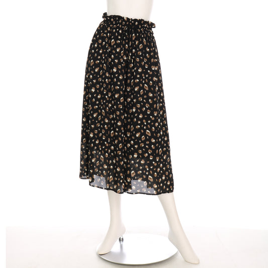 レオパードプリントフレアパンツ