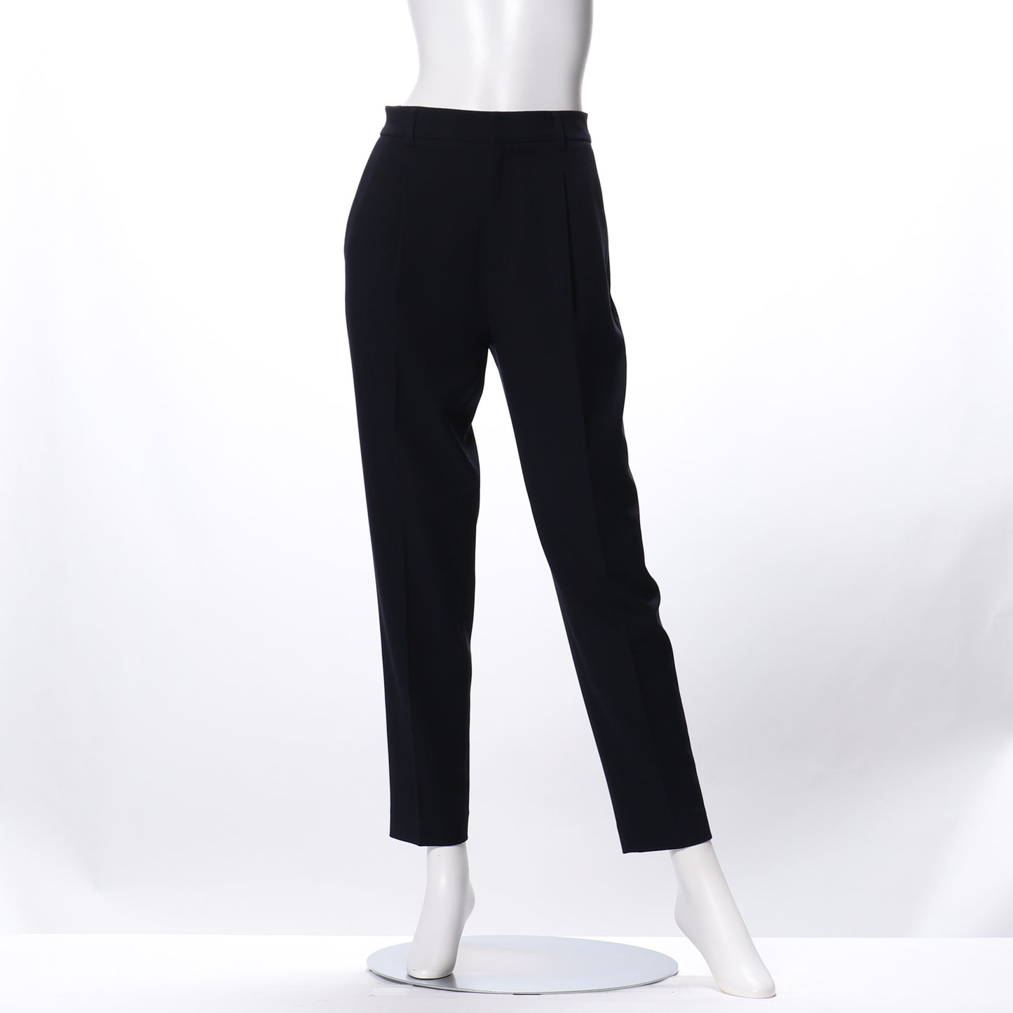 カルゼ後染めストレッチテーパードパンツ