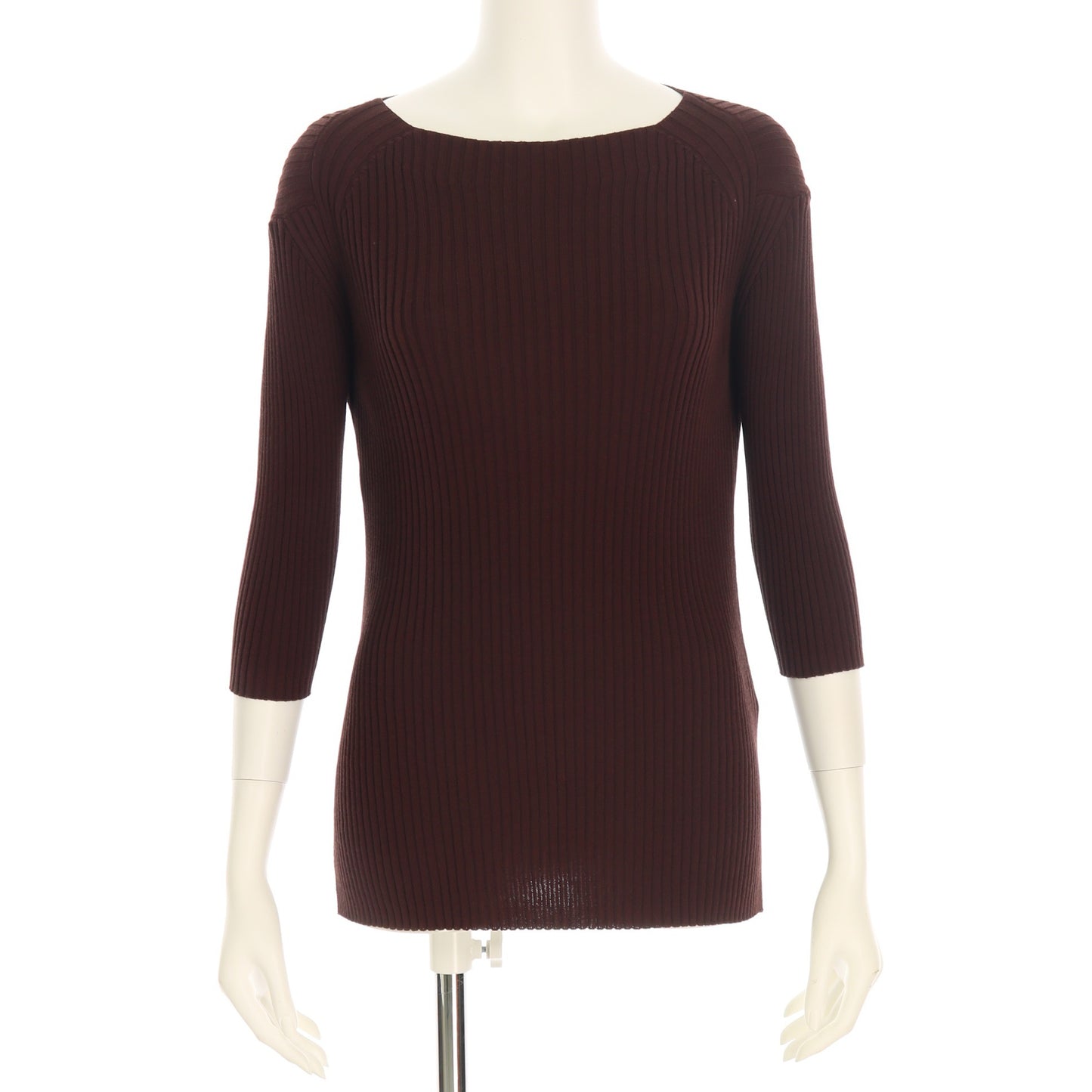 きれいめリブニットプルオーバー