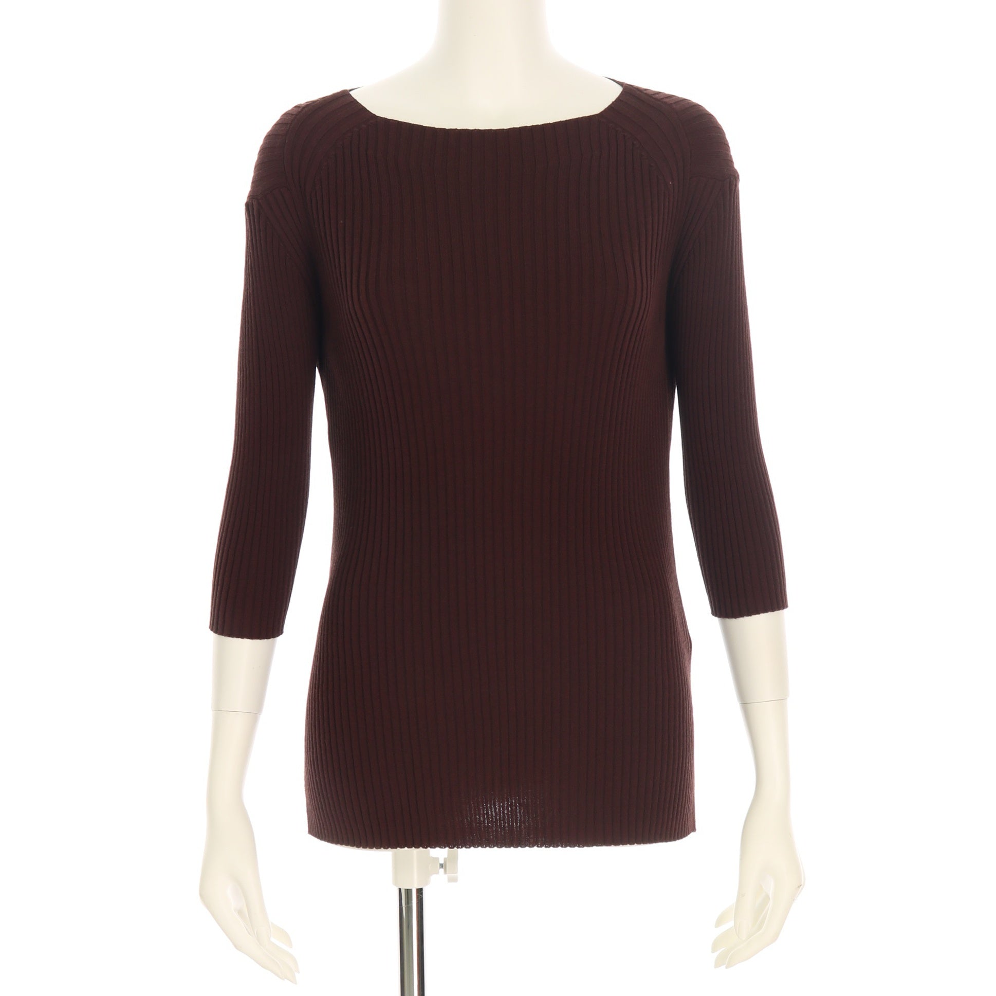 きれいめリブニットプルオーバー