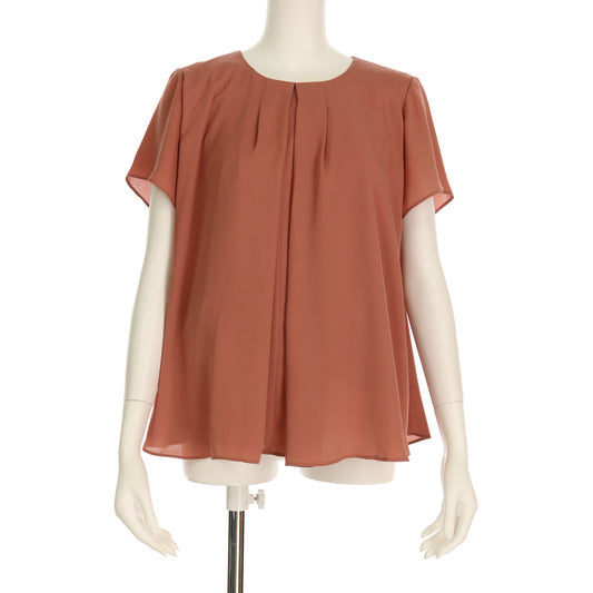 シフォンタックブラウス