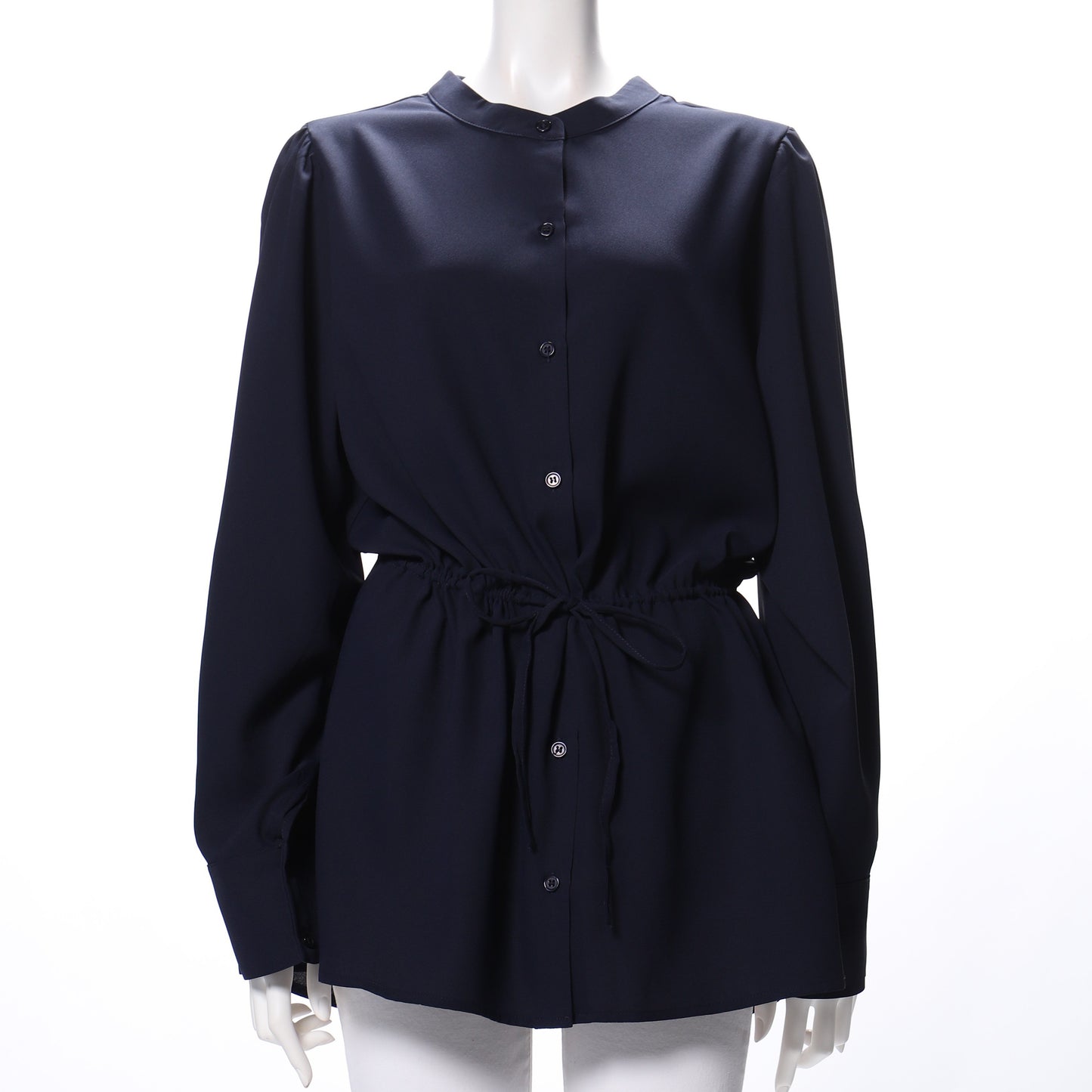 ウエストシャーリングブラウス