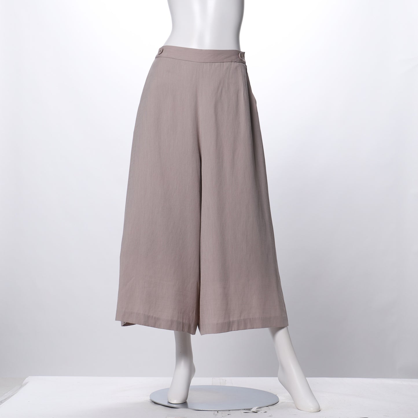 麻調ライトフレアパンツ