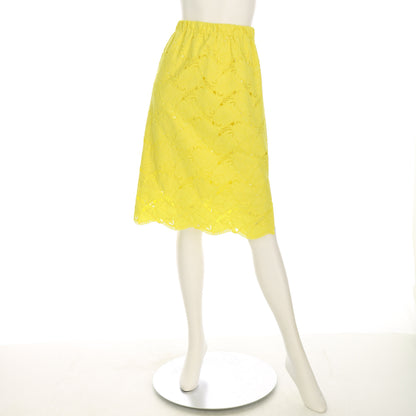 ウエストゴム総レーススカート