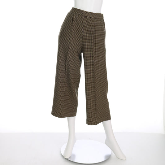 メモリッチウォームストレートタック入りワイドパンツ