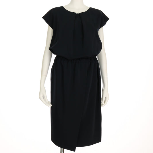 メタルパーツアクセントラップデザインワンピース