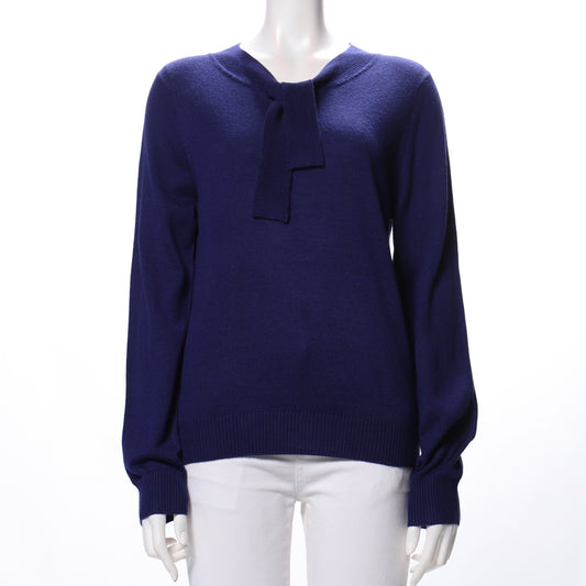 ボウタイデザインニット