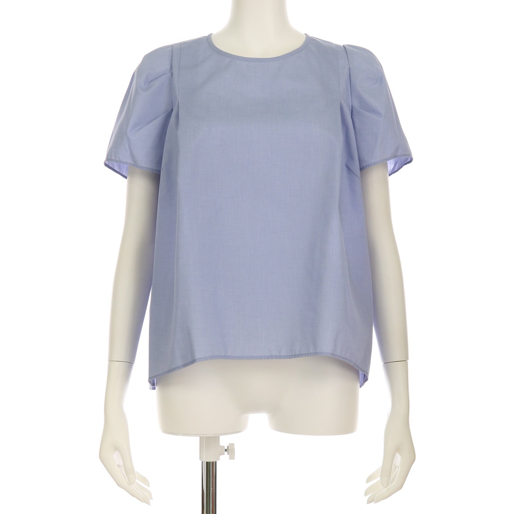 脇ダーツパフスリーブブラウス