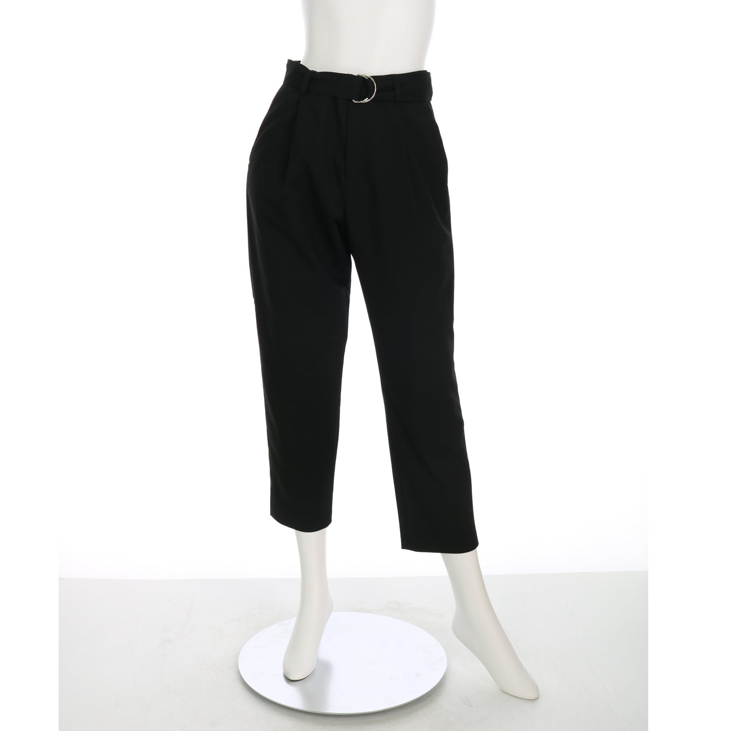 Dカンベルト付きタックパンツ