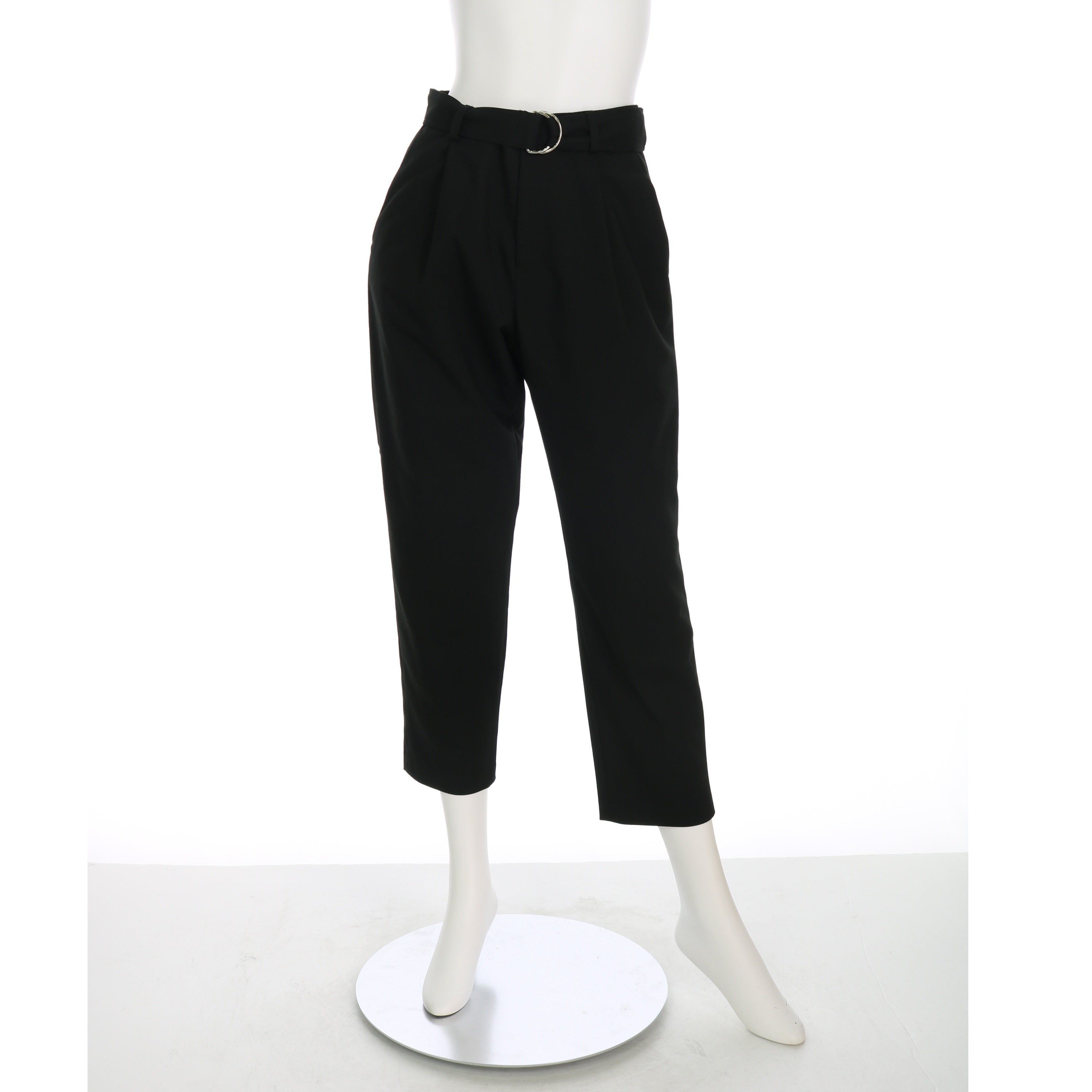 Dカンベルト付きタックパンツ