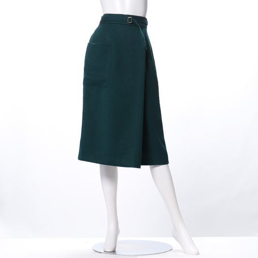 脇ポケットラップ風スカート