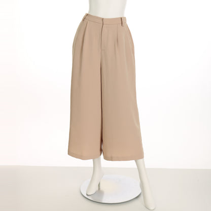 エステルダブルクロスフレアパンツ